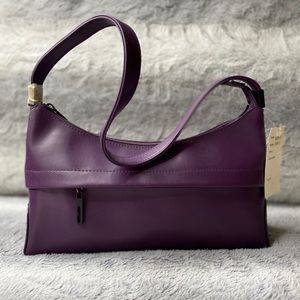 Purple hand bag